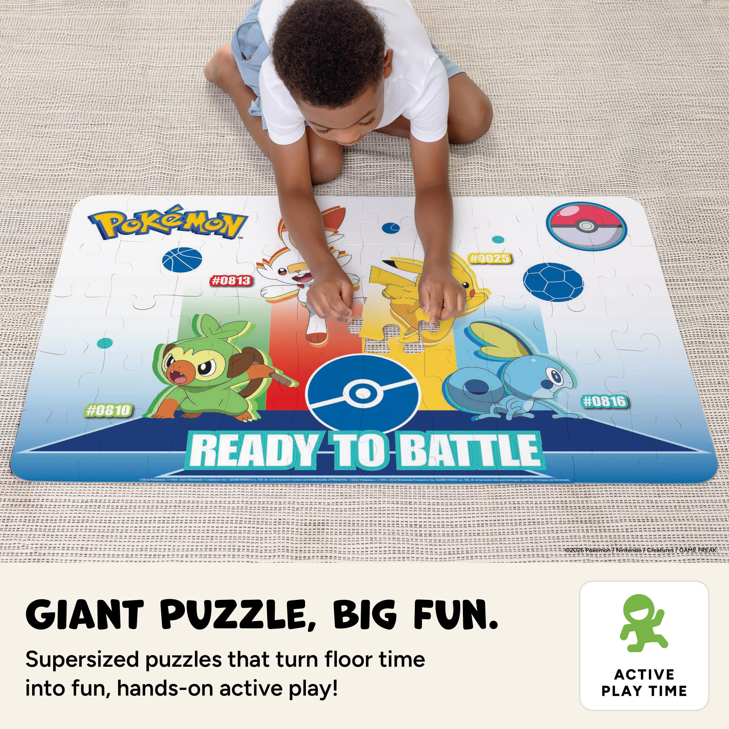 Amazon | Buffalo Games - ポケモン - フロアパズル - 家族のための50